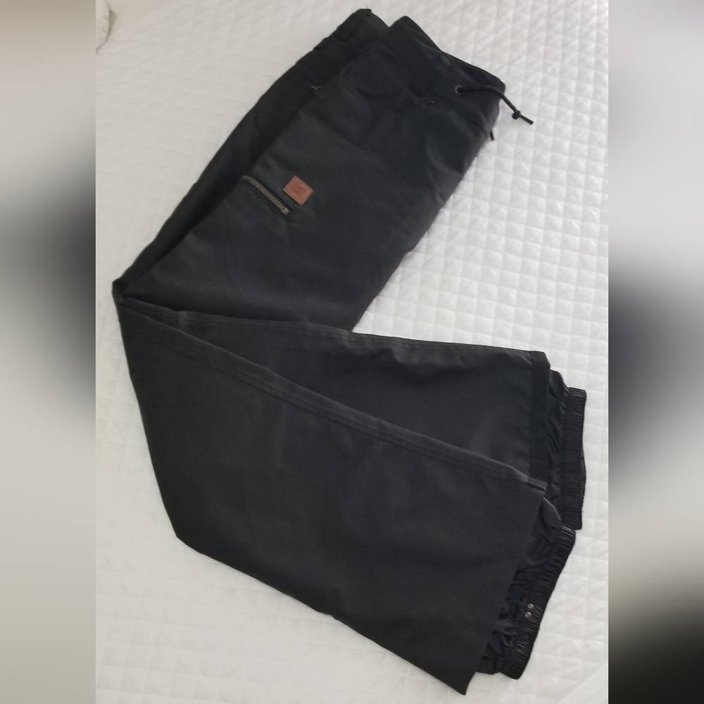 DC Women's Black Jogger Pants with Zip Pocket